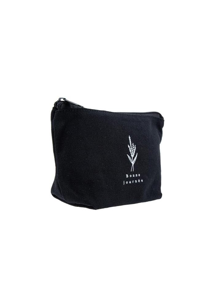 DAISO Boat-Shaped Pouch - Black - Image 2